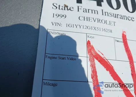 1999 Chevrolet Corvette Hardtop from USA, damaged, VIN 1G1YY12G1X5116258